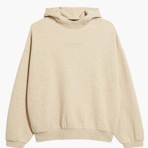 FEAR OF GOD Essentials Hoodie in Gold Heather - Size Small
